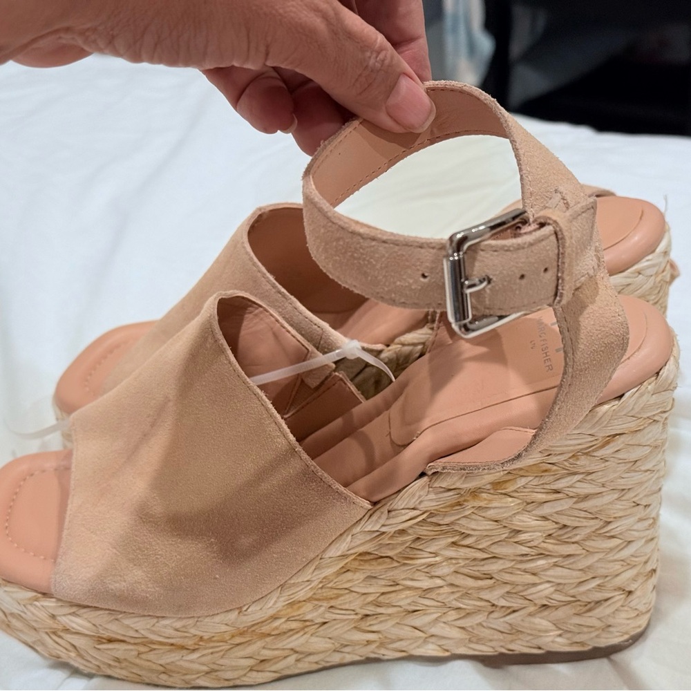 Marc Fisher Women's Leather Wedge Sandals